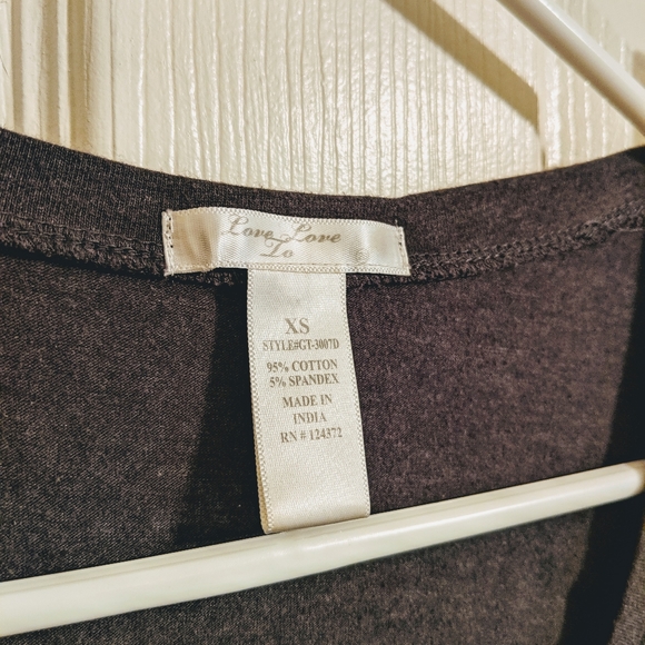 XS Grey Fitted Tee - Picture 2 of 2